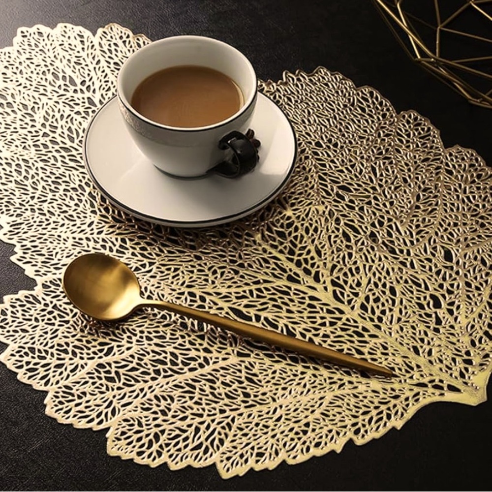 🍂 Gold Leaf Placemats 🍂